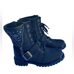 Harley-Davidson Mindy MC Boots  Black Women 6M